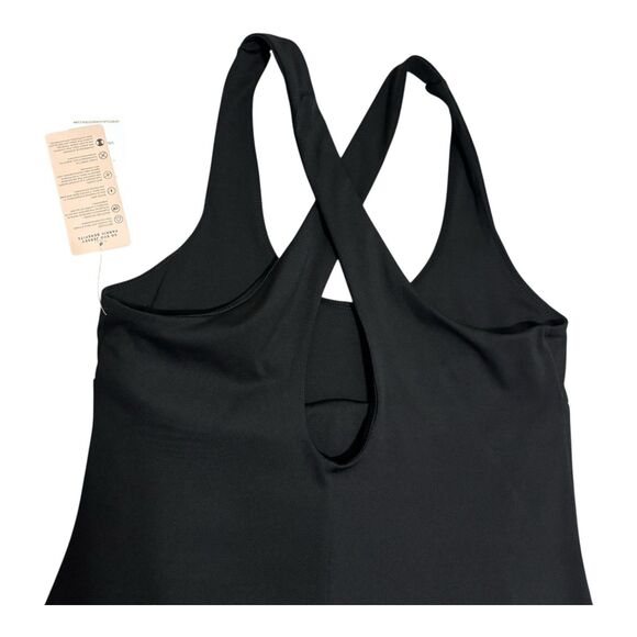 Spiritual Gangster Black Mini Dress with Striped Detail - Picture 6 of 10